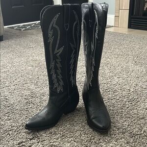Black Western Cowboy Boots